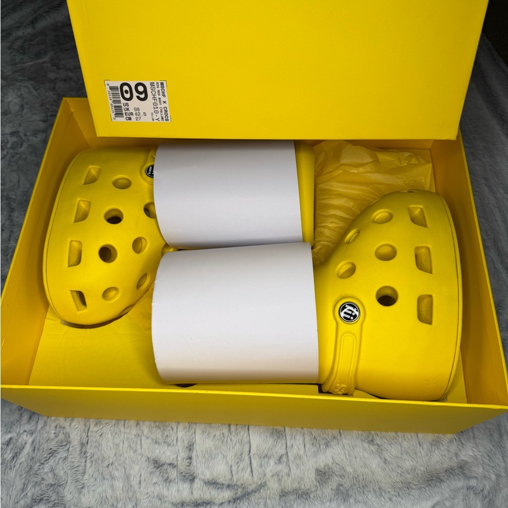 Yellow Foam Clogs